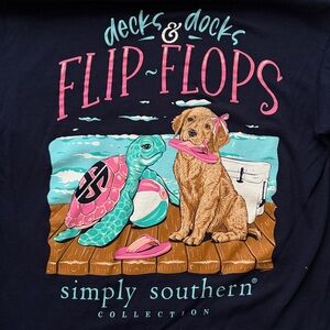 Simply Southern Men's Deep Blue Tee